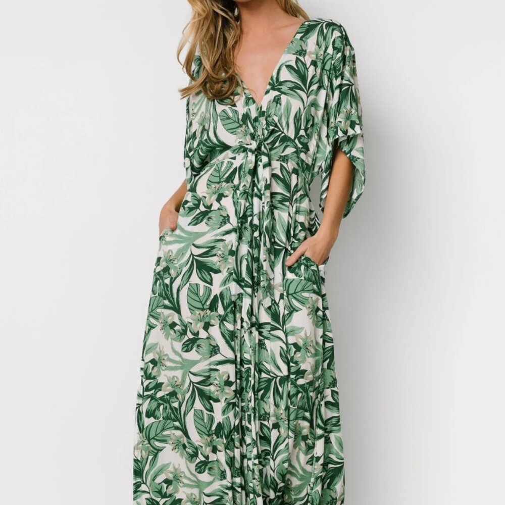 Baltic Born Green Floral Jumpsuit